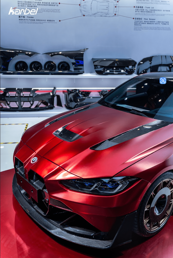 KARBEL - BMW M3 G80 M4 G82 DRY CARBON FIBER HOOD BONNET - Aero Carbon UK