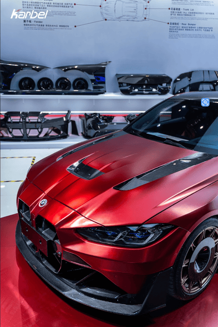 KARBEL - BMW M3 G80 M4 G82 DRY CARBON FIBER HOOD BONNET - Aero Carbon UK