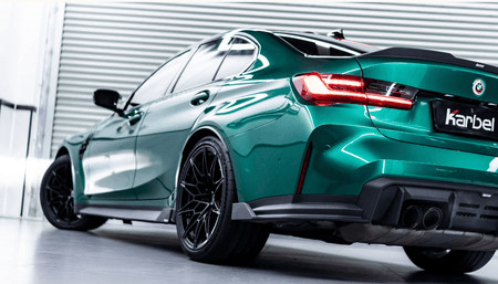 KARBEL - BMW M3 G80 / M4 G82 DRY CARBON FIBRE SIDE SKIRTS V2 - Aero Carbon UK