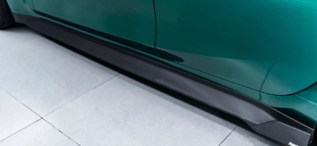 KARBEL - BMW M3 G80 / M4 G82 DRY CARBON FIBRE SIDE SKIRTS V2 - Aero Carbon UK
