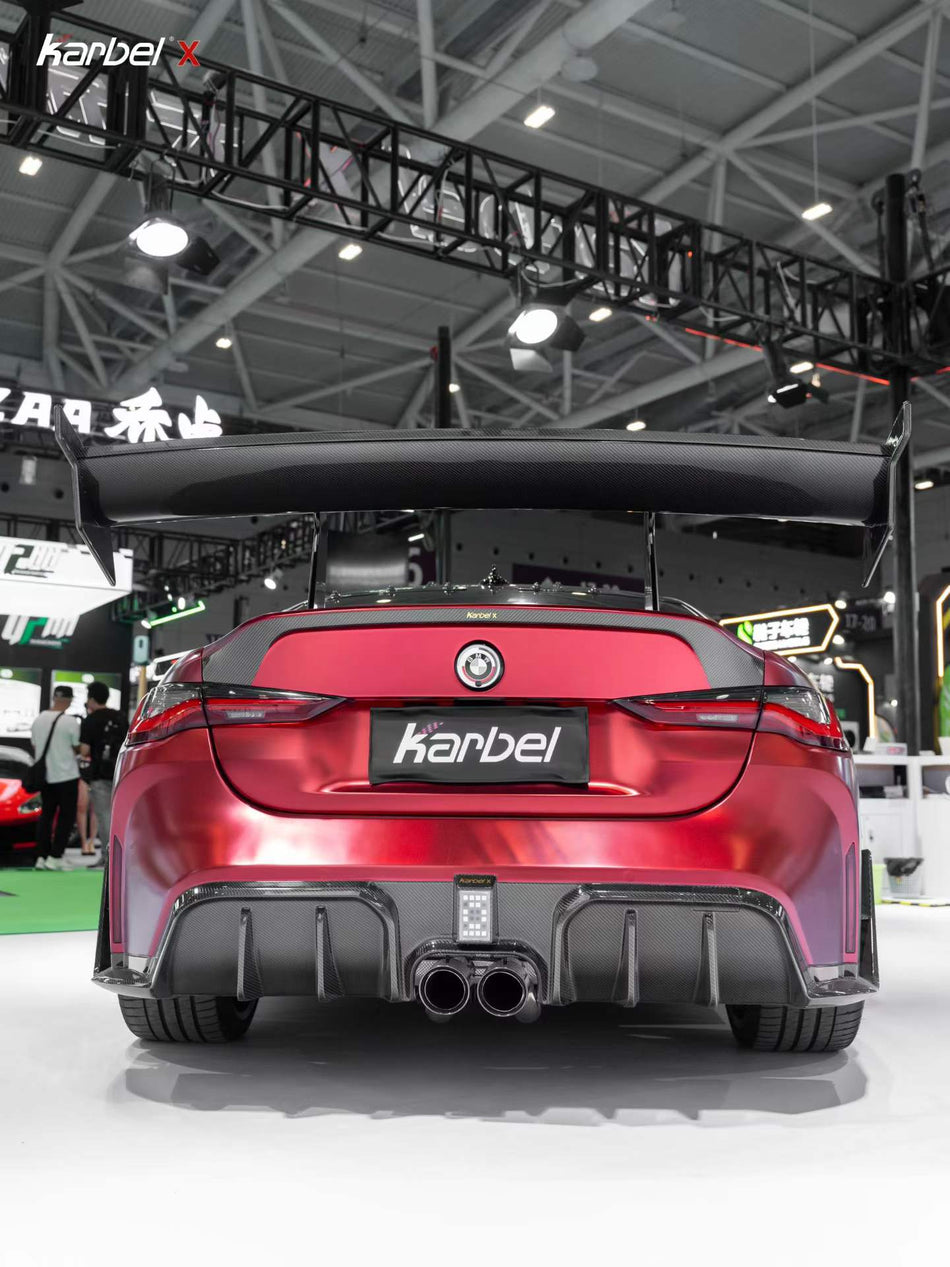 KARBEL - BMW M4 G82 DRY CARBON FIBER REAR BOOT TRUNK LID - Aero Carbon UK