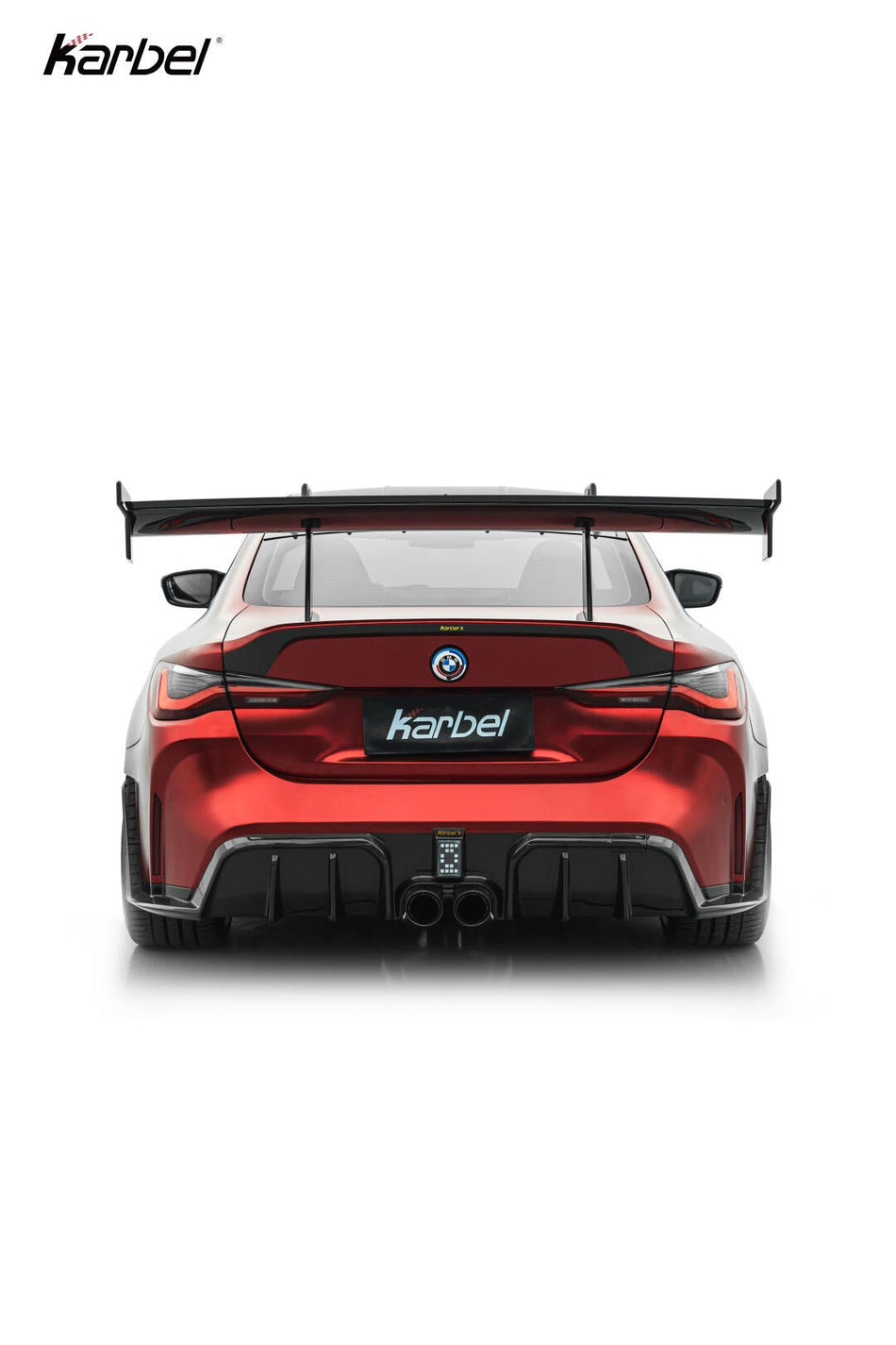KARBEL - BMW M4 G82 DRY CARBON FIBER REAR XL WING SPOILER - Aero Carbon UK
