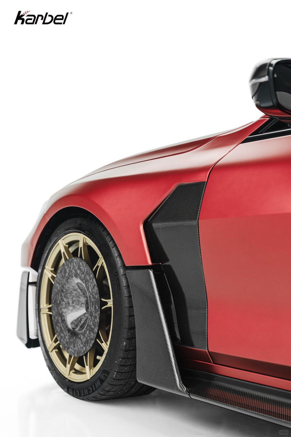 KARBEL - BMW M4 G82 DRY CARBON FIBER SIDE FENDER WINGS - Aero Carbon UK