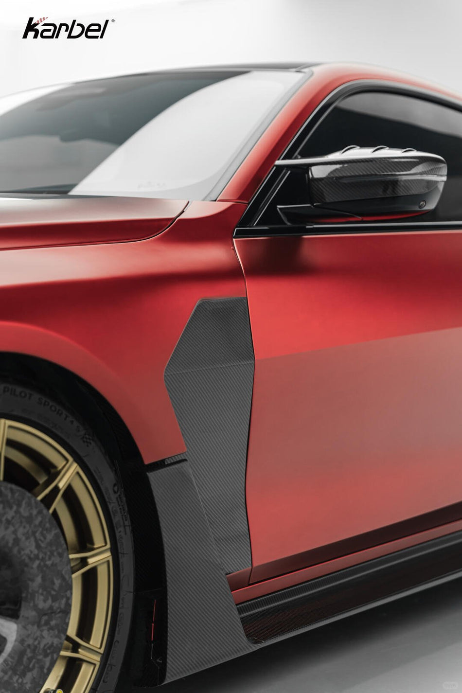 KARBEL - BMW M4 G82 DRY CARBON FIBER SIDE FENDER WINGS - Aero Carbon UK