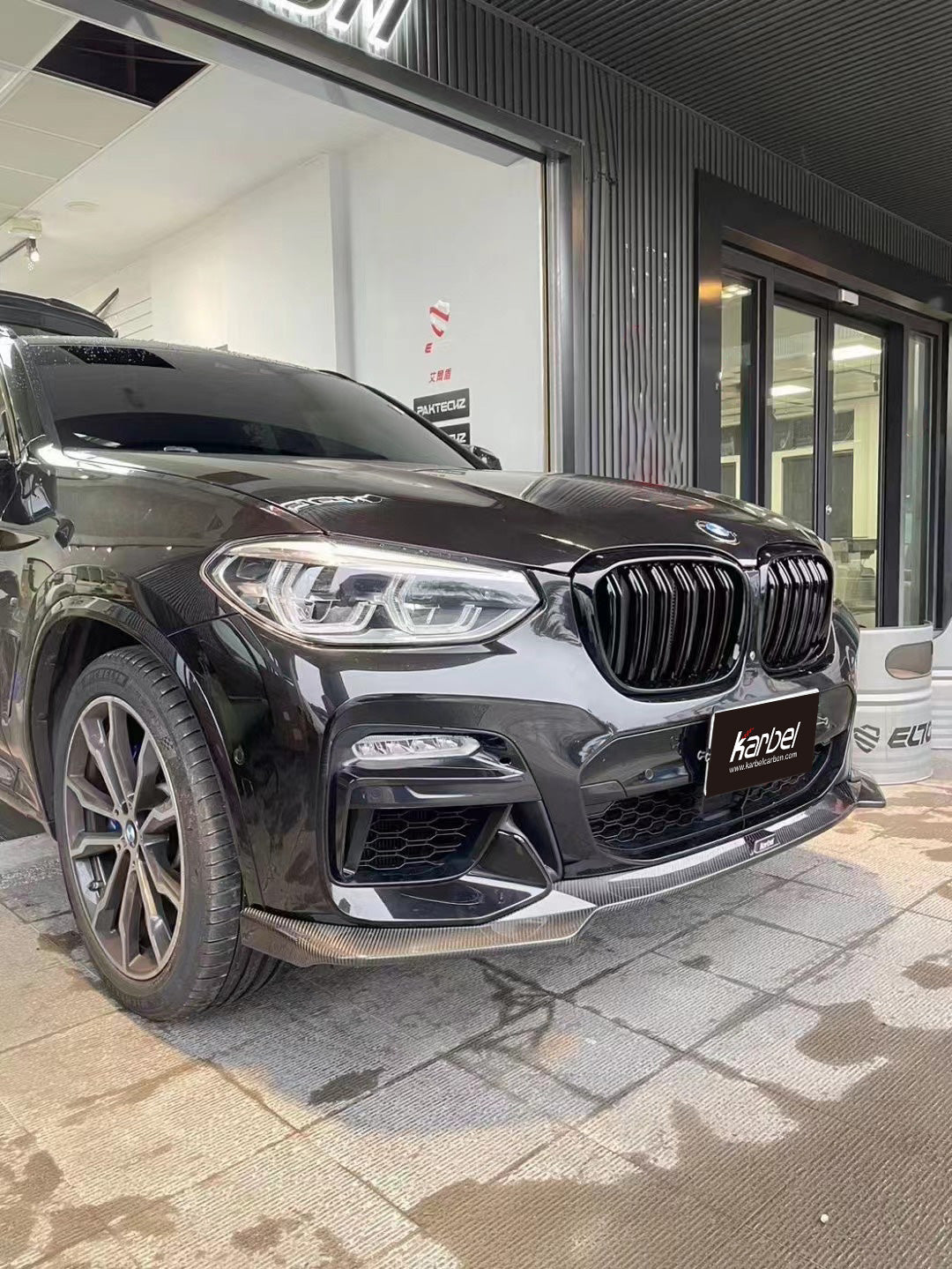 KARBEL - BMW X3 G01 / X4 G02 PRE - LCI CARBON FIBRE FRONT LIP - Aero Carbon UK