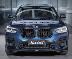 KARBEL - BMW X3 G01 / X4 G02 PRE - LCI CARBON FIBRE FRONT LIP - Aero Carbon UK