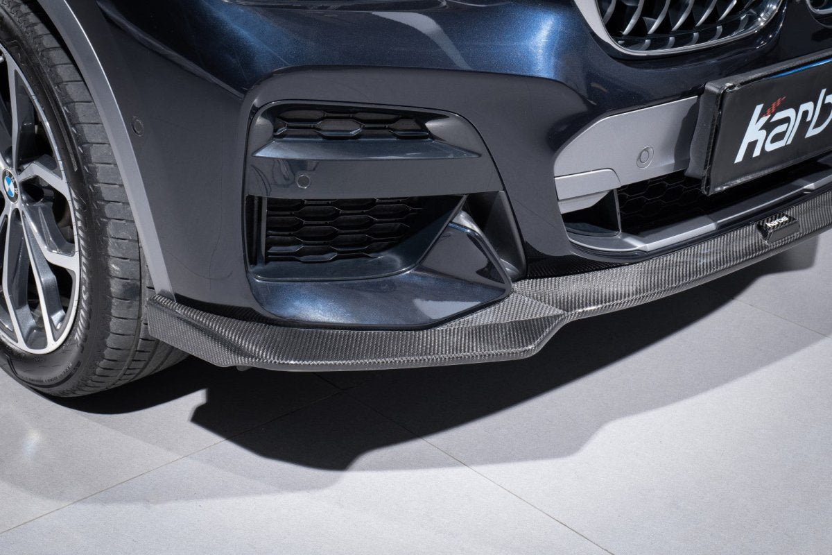 KARBEL - BMW X3 G01 / X4 G02 PRE - LCI CARBON FIBRE FRONT LIP - Aero Carbon UK