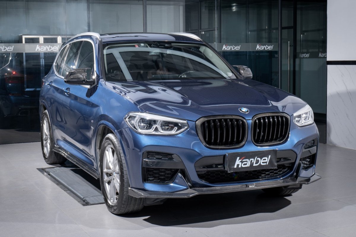 KARBEL - BMW X3 G01 / X4 G02 PRE - LCI CARBON FIBRE FRONT LIP - Aero Carbon UK