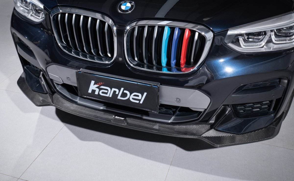 KARBEL - BMW X3 G01 / X4 G02 PRE - LCI CARBON FIBRE FRONT LIP - Aero Carbon UK