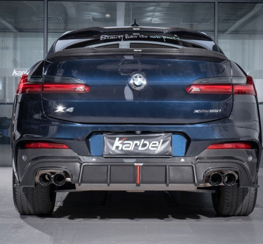 KARBEL - BMW X4 G02 PRE - LCI CARBON FIBRE REAR DIFFUSER - Aero Carbon UK