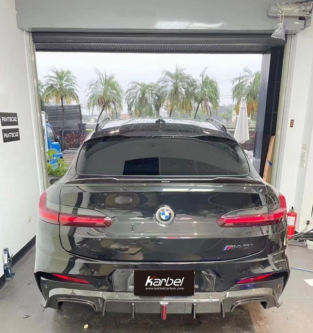 KARBEL - BMW X4 G02 PRE - LCI CARBON FIBRE REAR DIFFUSER - Aero Carbon UK