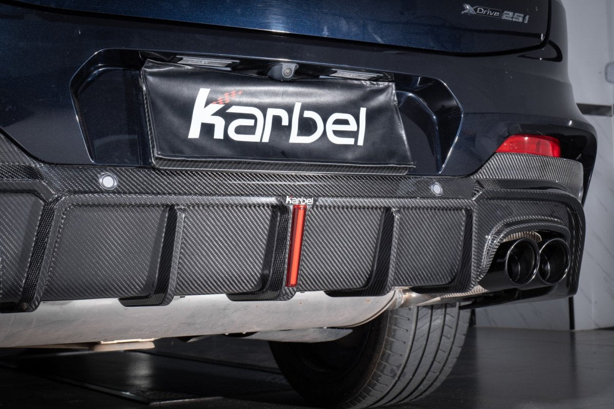 KARBEL - BMW X4 G02 PRE - LCI CARBON FIBRE REAR DIFFUSER - Aero Carbon UK