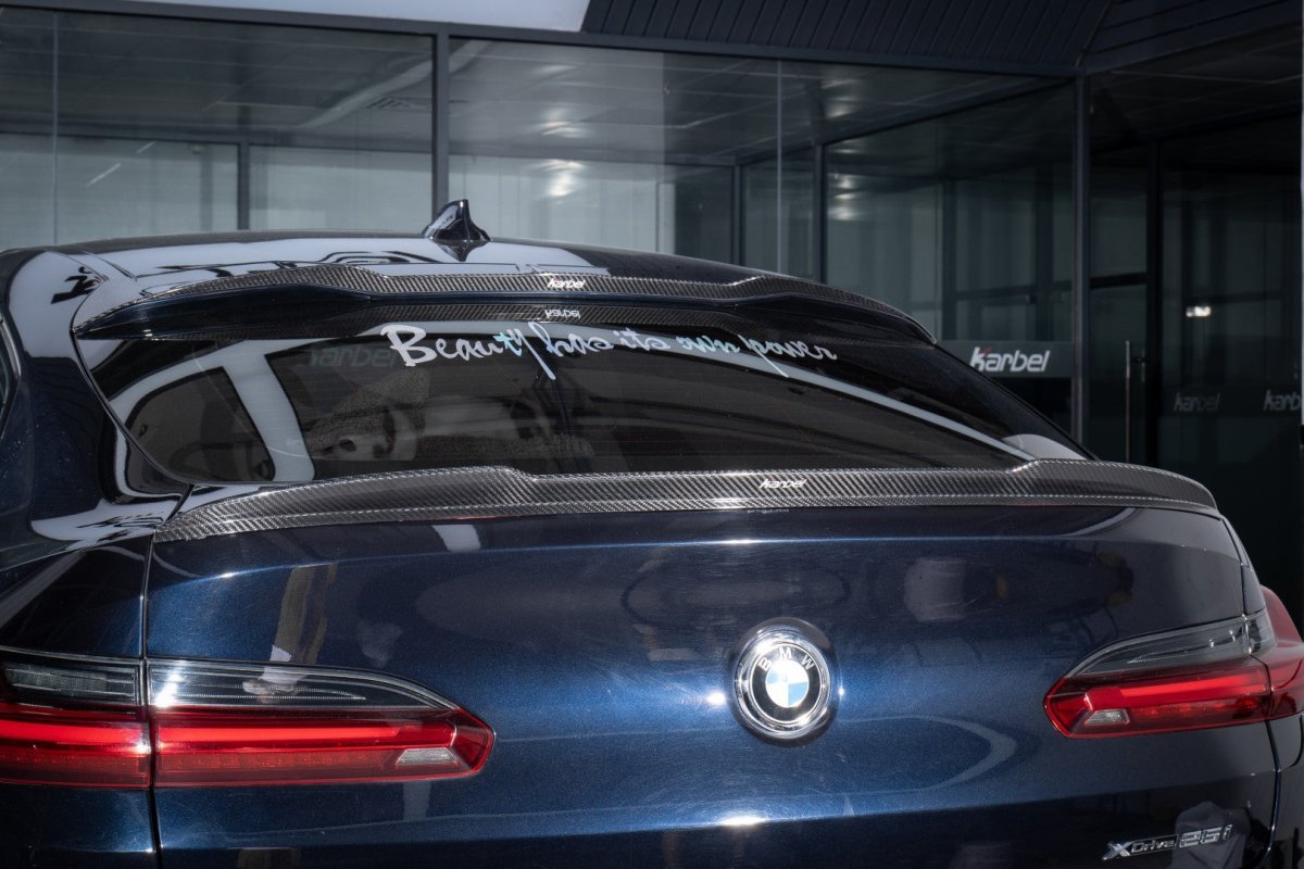 KARBEL - BMW X4 G02 / X4M F98 CARBON FIBRE REAR SPOILER - Aero Carbon UK