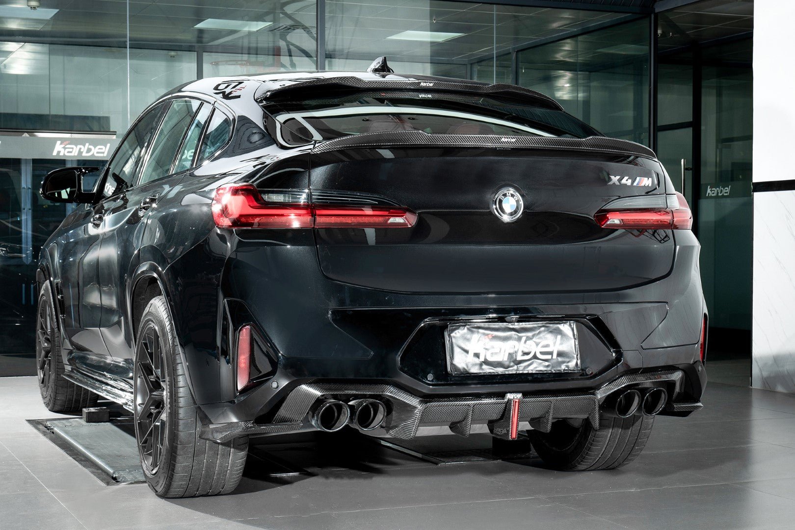 Karbel Carbon Pre-preg Carbon Fiber Rear Diffuser for BMW X4M/C F98 LCI 2022-ON - Aero Carbon UK