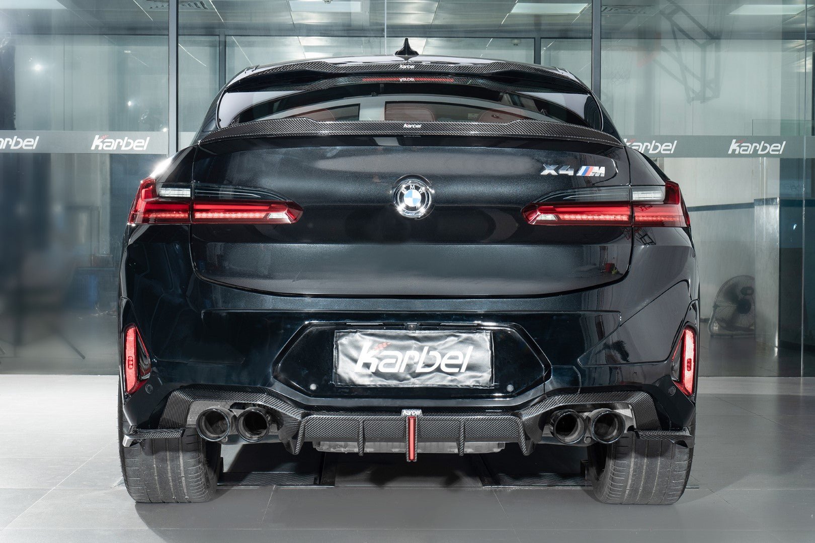 Karbel Carbon Pre-preg Carbon Fiber Rear Diffuser for BMW X4M/C F98 LCI 2022-ON - Aero Carbon UK