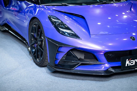 KARBEL - LOTUS EMIRA 2022+ DRY CARBON FIBRE FRONT BUMPER VENT TRIM - Aero Carbon UK