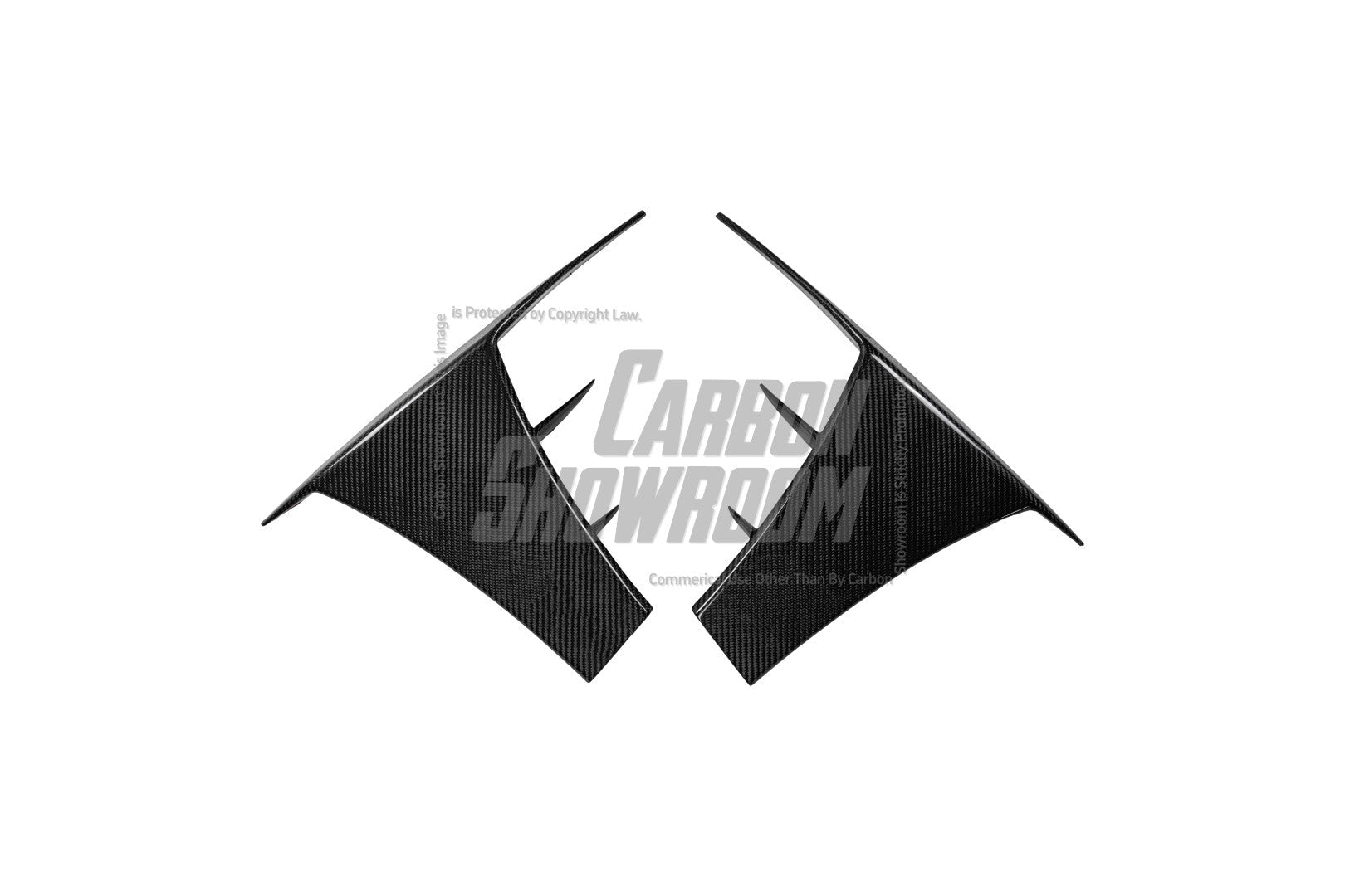 KARBEL - LOTUS EMIRA 2022+ DRY CARBON FIBRE FRONT CORNER CANARDS - Aero Carbon UK
