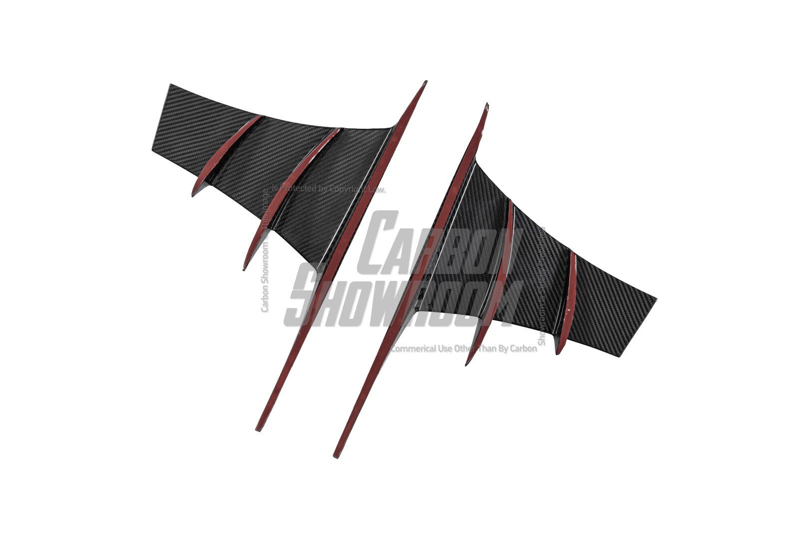 KARBEL - LOTUS EMIRA 2022+ DRY CARBON FIBRE FRONT CORNER CANARDS - Aero Carbon UK