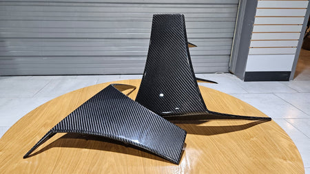 KARBEL - LOTUS EMIRA 2022+ DRY CARBON FIBRE FRONT CORNER CANARDS - Aero Carbon UK