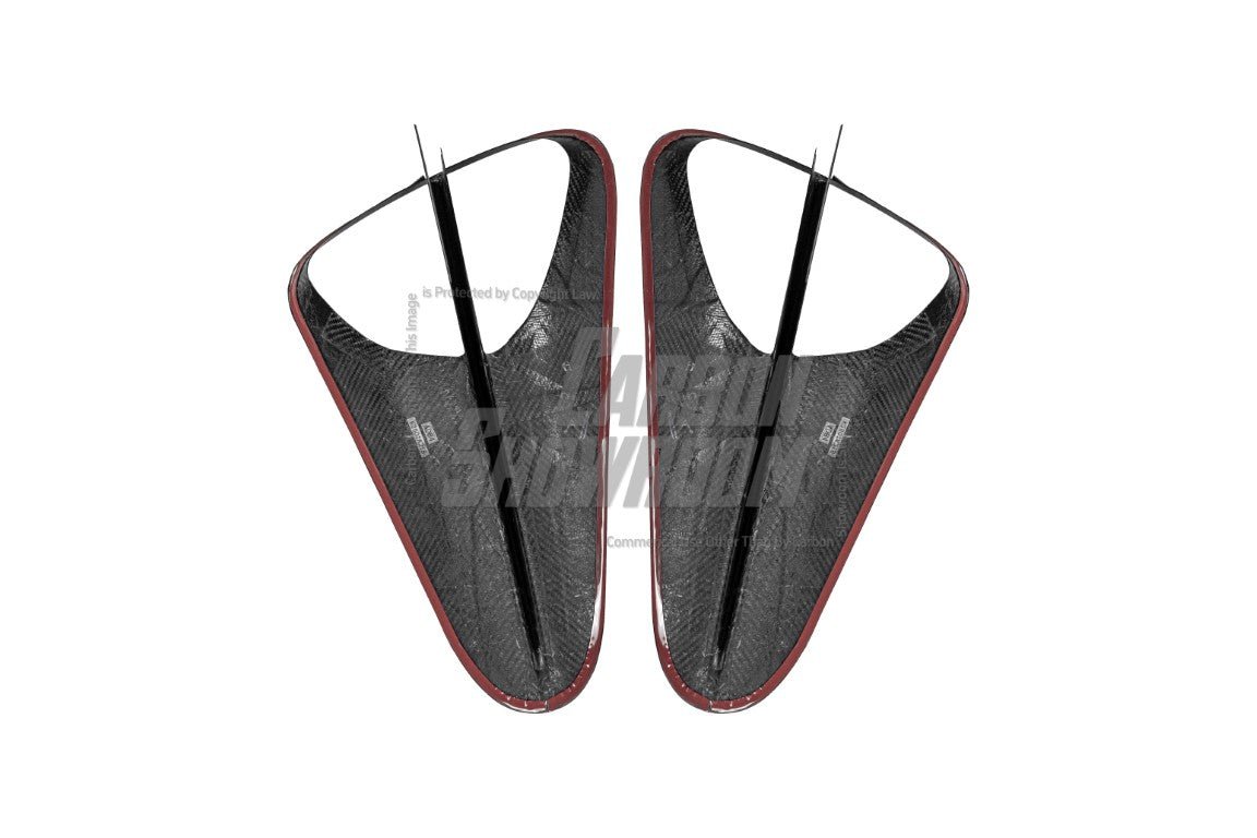 KARBEL - LOTUS EMIRA 2022+ DRY CARBON FIBRE REAR BUMPER VENT TRIM - Aero Carbon UK