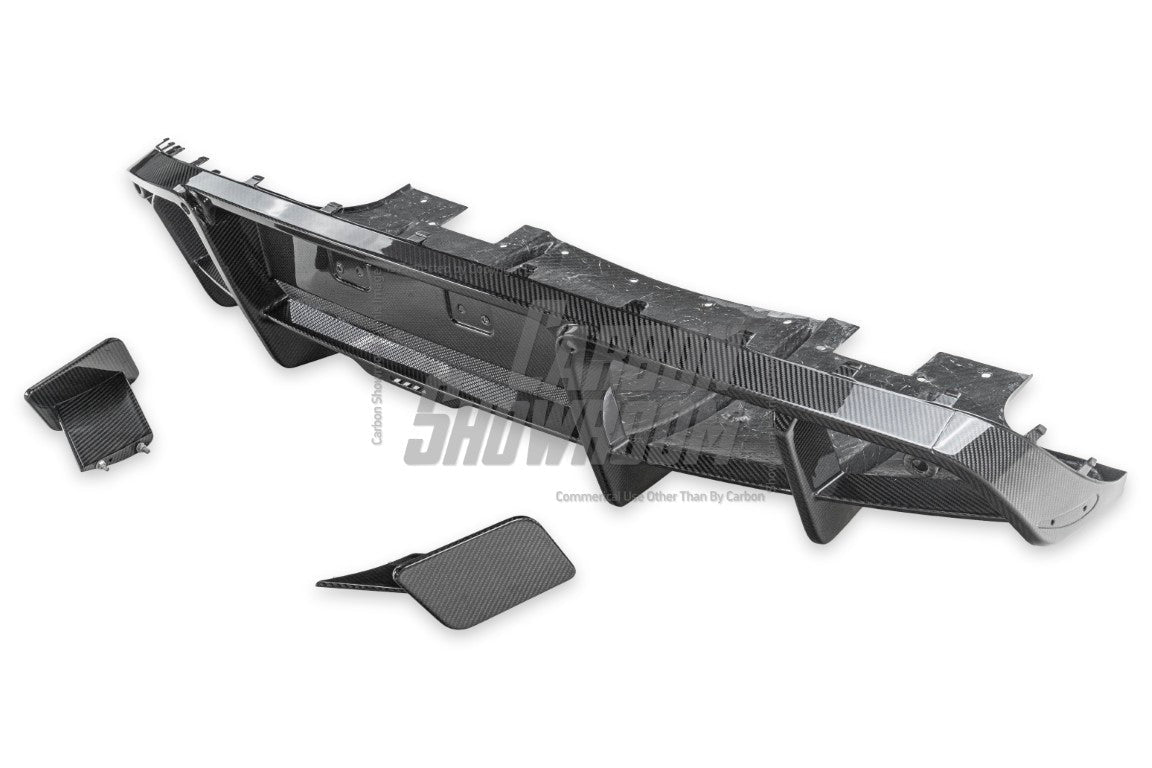 KARBEL - LOTUS EMIRA 2022+ DRY CARBON FIBRE REAR DIFFUSER AND CANARDS - Aero Carbon UK