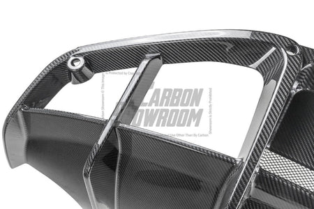KARBEL - LOTUS EMIRA 2022+ DRY CARBON FIBRE REAR DIFFUSER AND CANARDS - Aero Carbon UK