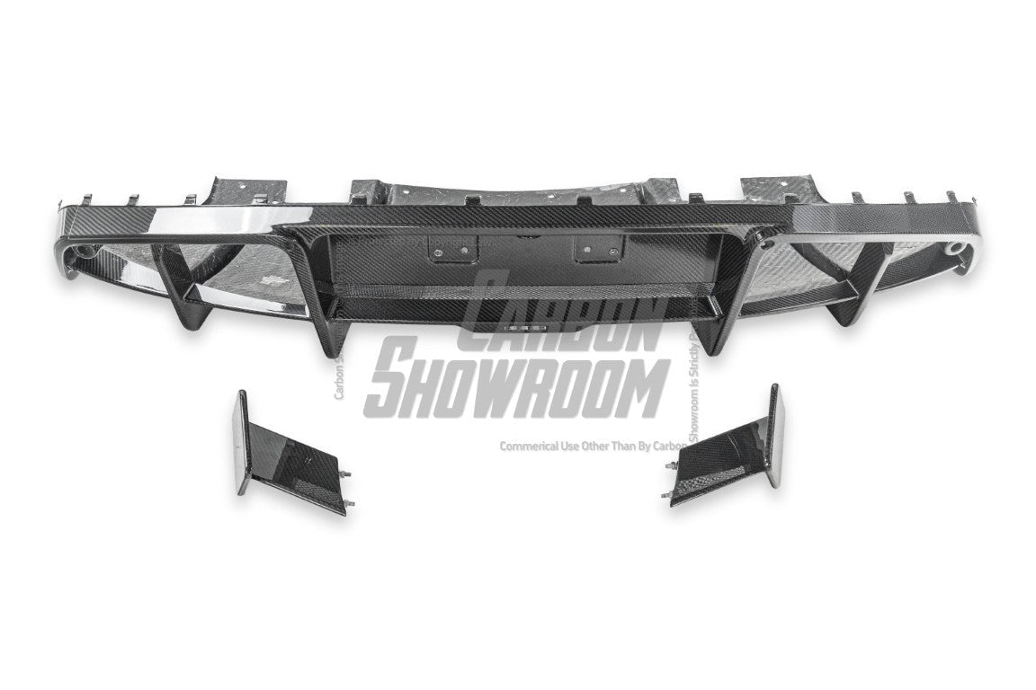 KARBEL - LOTUS EMIRA 2022+ DRY CARBON FIBRE REAR DIFFUSER AND CANARDS - Aero Carbon UK