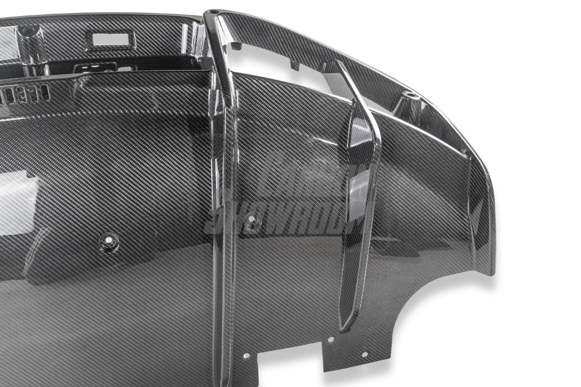 KARBEL - LOTUS EMIRA 2022+ DRY CARBON FIBRE REAR DIFFUSER AND CANARDS - Aero Carbon UK