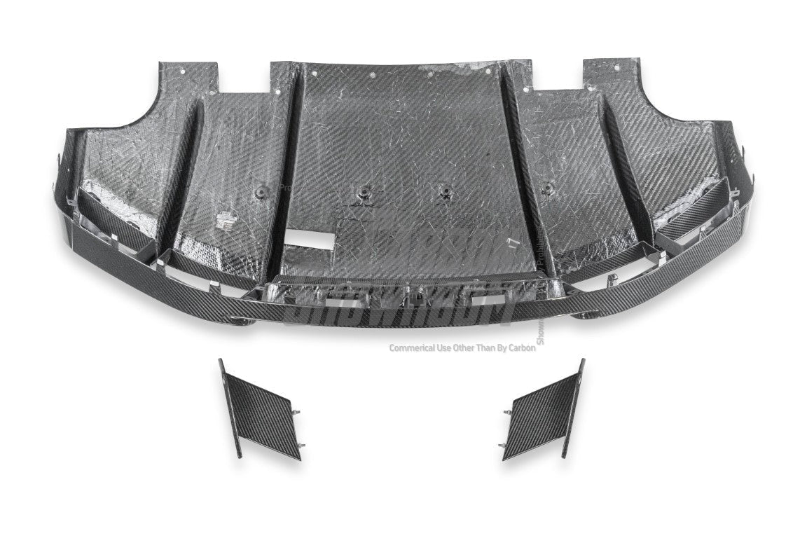 KARBEL - LOTUS EMIRA 2022+ DRY CARBON FIBRE REAR DIFFUSER AND CANARDS - Aero Carbon UK