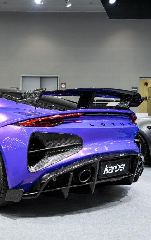 KARBEL - LOTUS EMIRA 2022+ DRY CARBON FIBRE REAR SPOILER WING - Aero Carbon UK