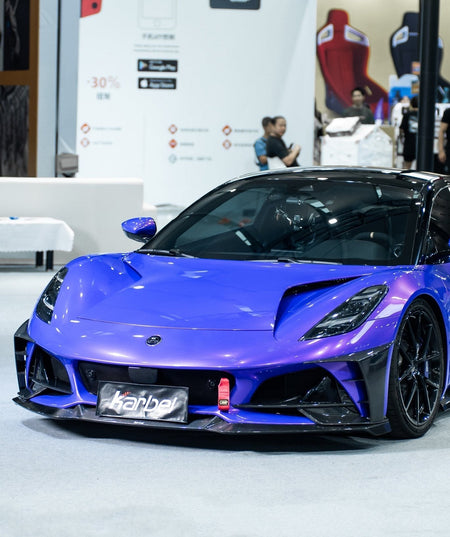 KARBEL - LOTUS EMIRA 2022+ DRY CARBON FIBRE V1 FRONT LIP - Aero Carbon UK