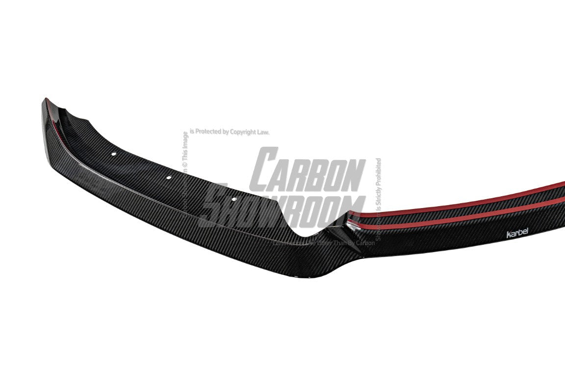 KARBEL - LOTUS EMIRA 2022+ DRY CARBON FIBRE V2 FRONT LIP - Aero Carbon UK