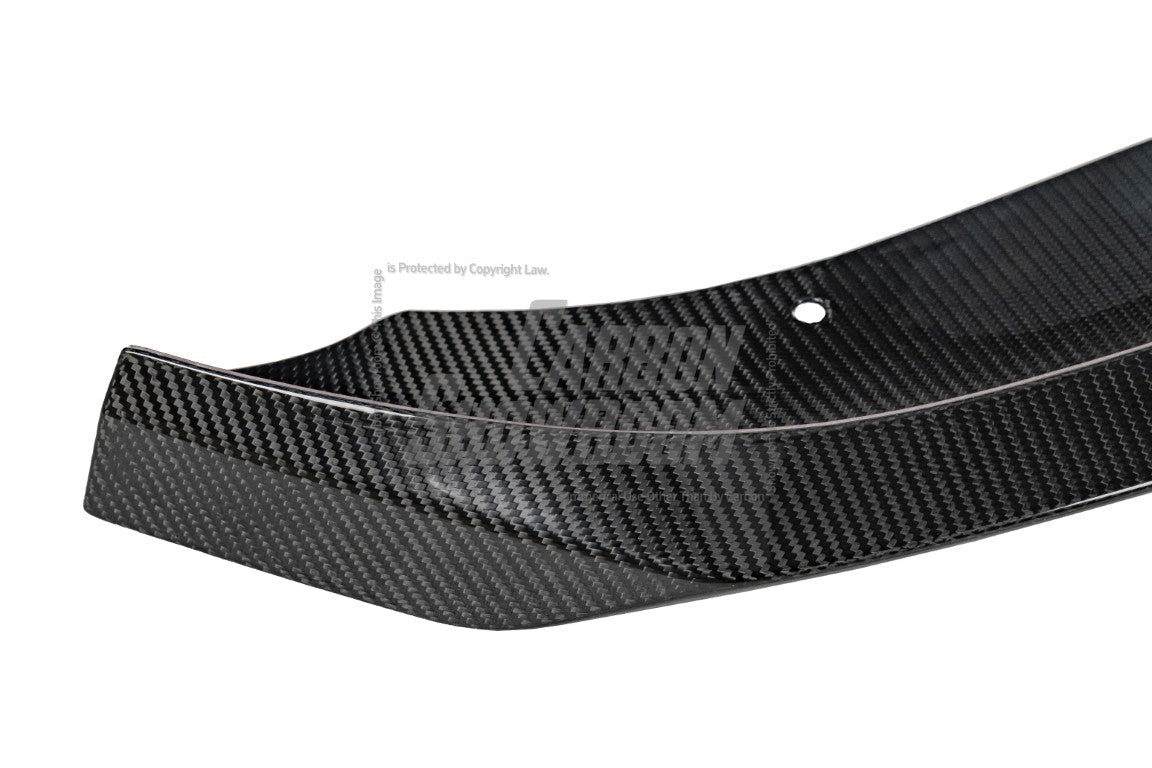 KARBEL - LOTUS EMIRA 2022+ DRY CARBON FIBRE V2 FRONT LIP - Aero Carbon UK