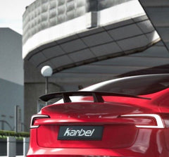 KARBEL - TESLA MODEL 3 HIGHLAND 2024+ DRY CARBON FIBRE REAR WING SPOILER - Aero Carbon UK