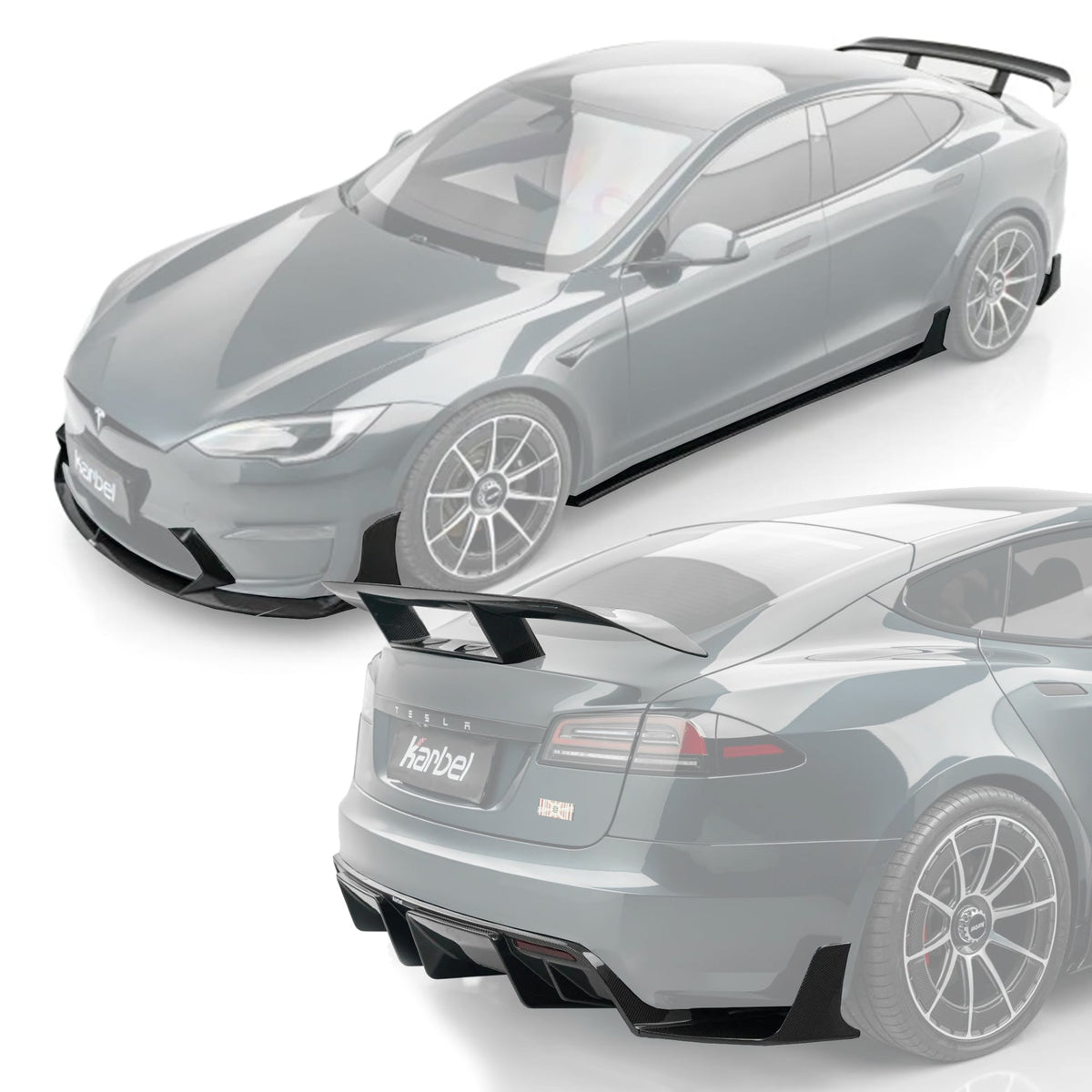 Module S Body Kit KARBEL - TESLA MODEL S PALLADIUM 3RD GEN DRY CARBON FIBER BODY KIT ...