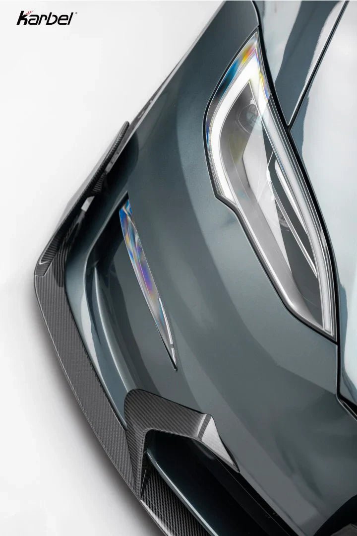 KARBEL - TESLA MODEL S PALLADIUM 3RD GEN DRY CARBON FIBER FRONT LIP - Aero Carbon UK