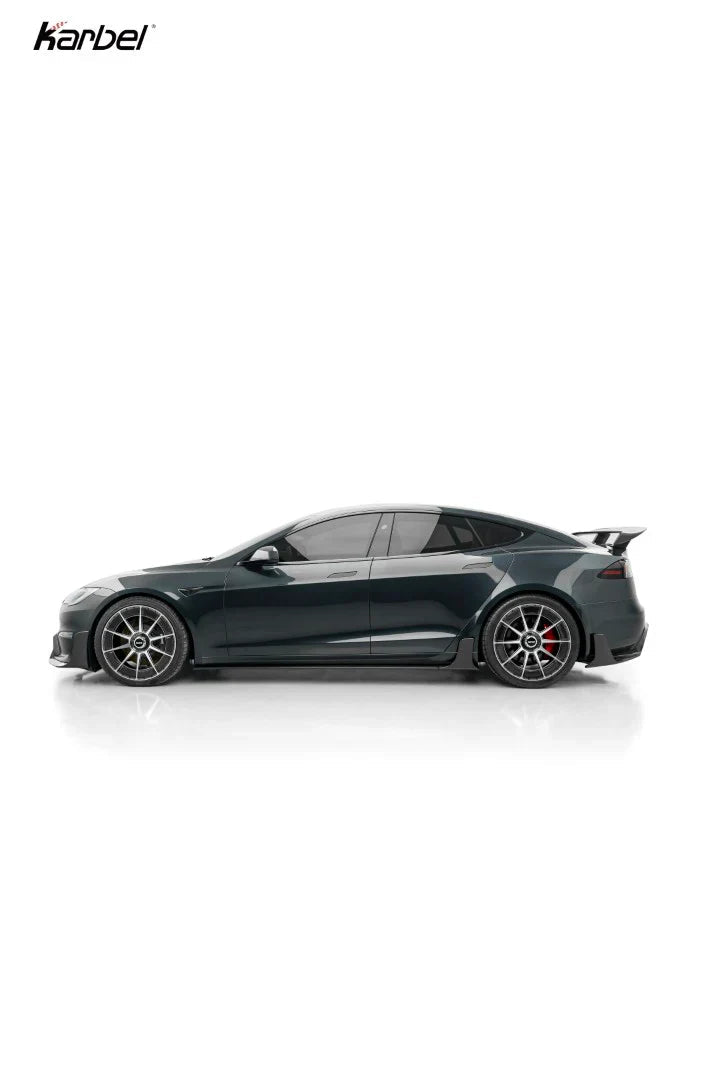 KARBEL - TESLA MODEL S PALLADIUM 3RD GEN DRY CARBON FIBER REAR WING SPOILER - Aero Carbon UK