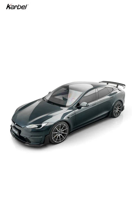 KARBEL - TESLA MODEL S PALLADIUM 3RD GEN DRY CARBON FIBER REAR WING SPOILER - Aero Carbon UK