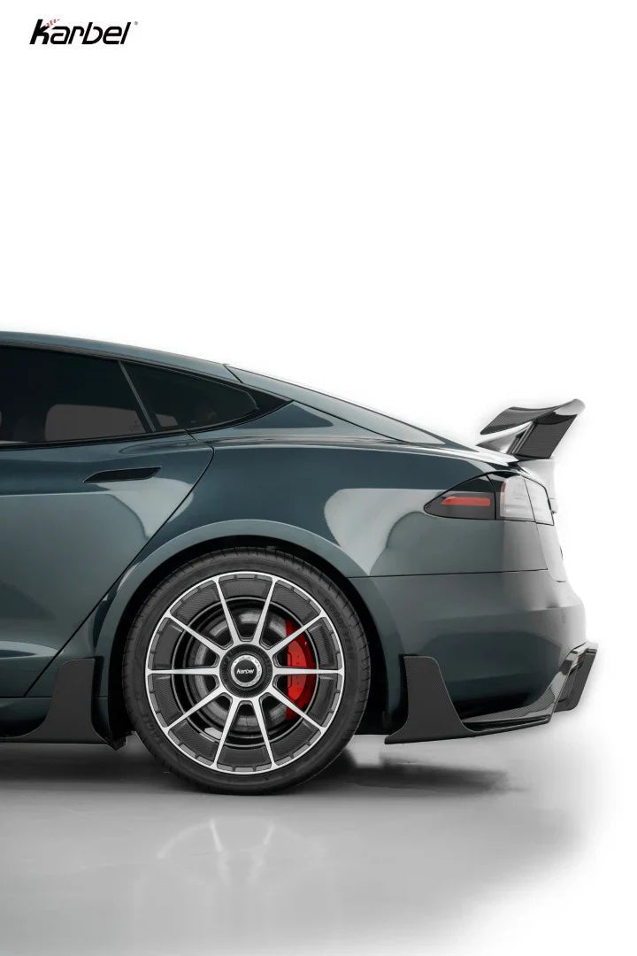 KARBEL - TESLA MODEL S PALLADIUM 3RD GEN DRY CARBON FIBER REAR WING SPOILER - Aero Carbon UK