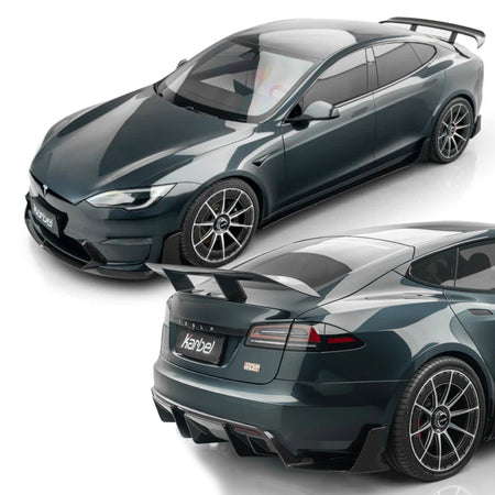 KARBEL - TESLA MODEL S PALLADIUM 3RD GEN DRY CARBON FIBER SIDE SKIRTS - Aero Carbon UK