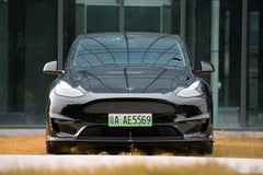 KARBEL - TESLA MODEL Y / PERFORMANCE DRY CARBON FIBRE FRONT LIP - Aero Carbon UK