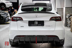 KARBEL - TESLA MODEL Y / PERFORMANCE DRY CARBON FIBRE REAR DIFFUSER - Aero Carbon UK