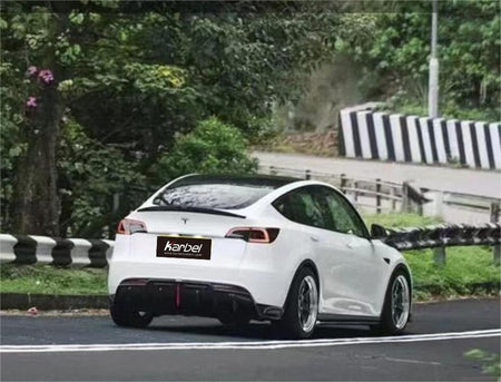 KARBEL - TESLA MODEL Y / PERFORMANCE DRY CARBON FIBRE REAR DIFFUSER - Aero Carbon UK