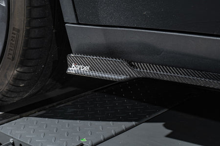 KARBEL - TESLA MODEL Y / PERFORMANCE DRY CARBON FIBRE SIDE SKIRTS - Aero Carbon UK