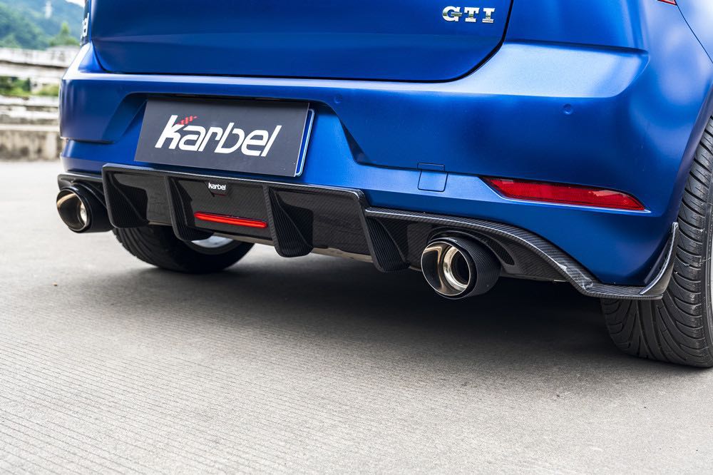 KARBEL - VOLKSWAGEN GOLF GTI MK7.5 CARBON FIBRE REAR DIFFUSER - Aero Carbon UK