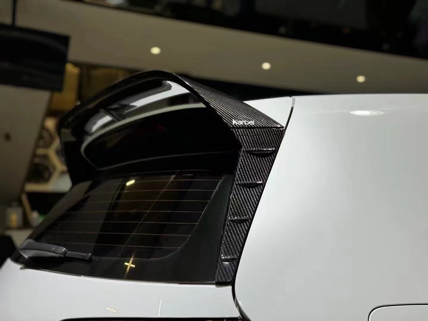 KARBEL - VOLKSWAGEN GOLF GTI MK7.5 CARBON FIBRE ROOF SPOILER V2 - Aero Carbon UK