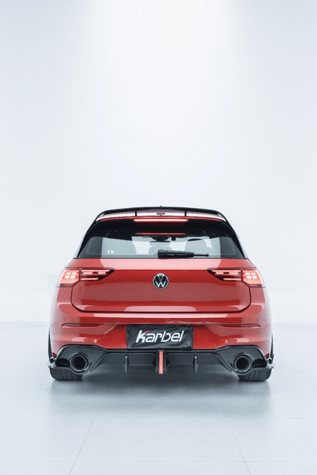 KARBEL - VOLKSWAGEN GOLF GTI MK8 GLOSS BLACK REAR SPOILER - Aero Carbon UK