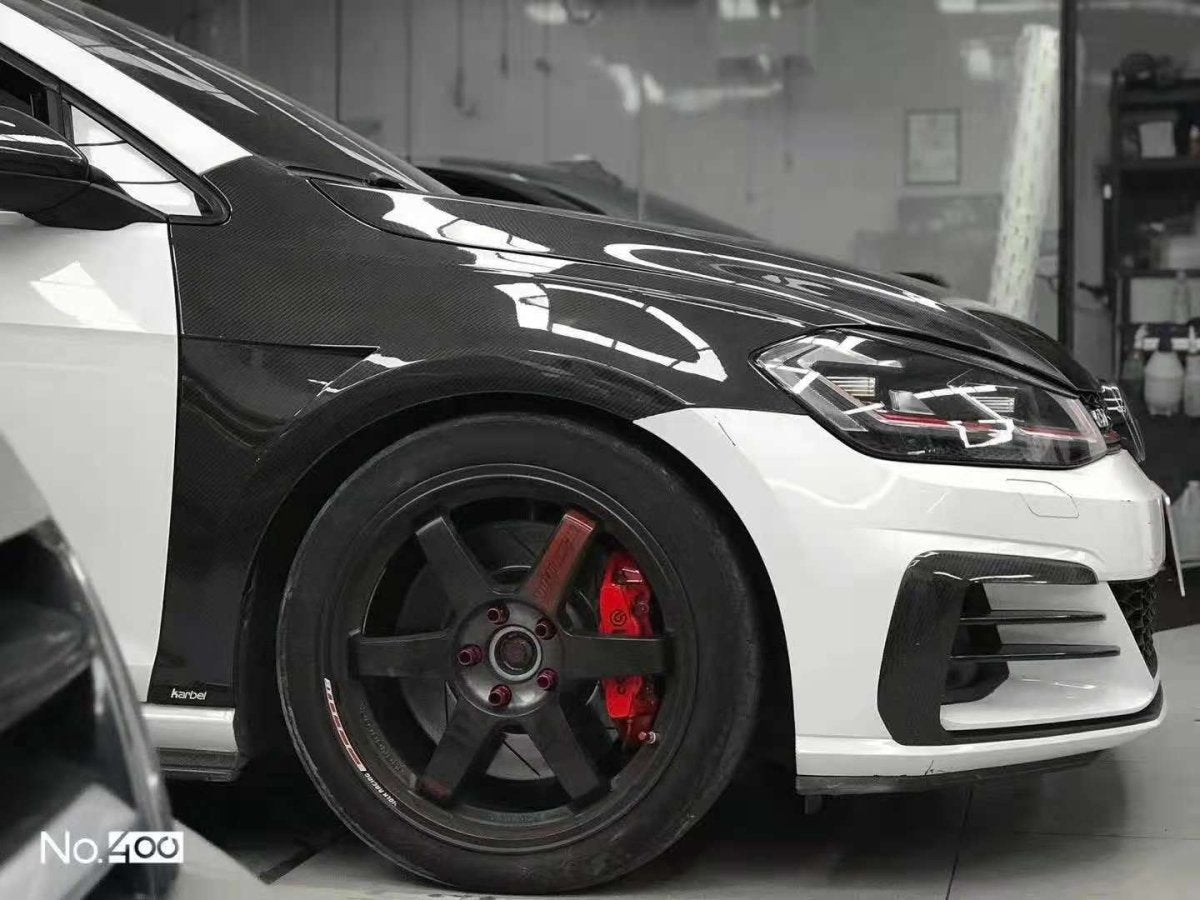 KARBEL - VOLKSWAGEN GOLF R / GTI MK7.5 CARBON FIBRE FRONT FENDERS - Aero Carbon UK