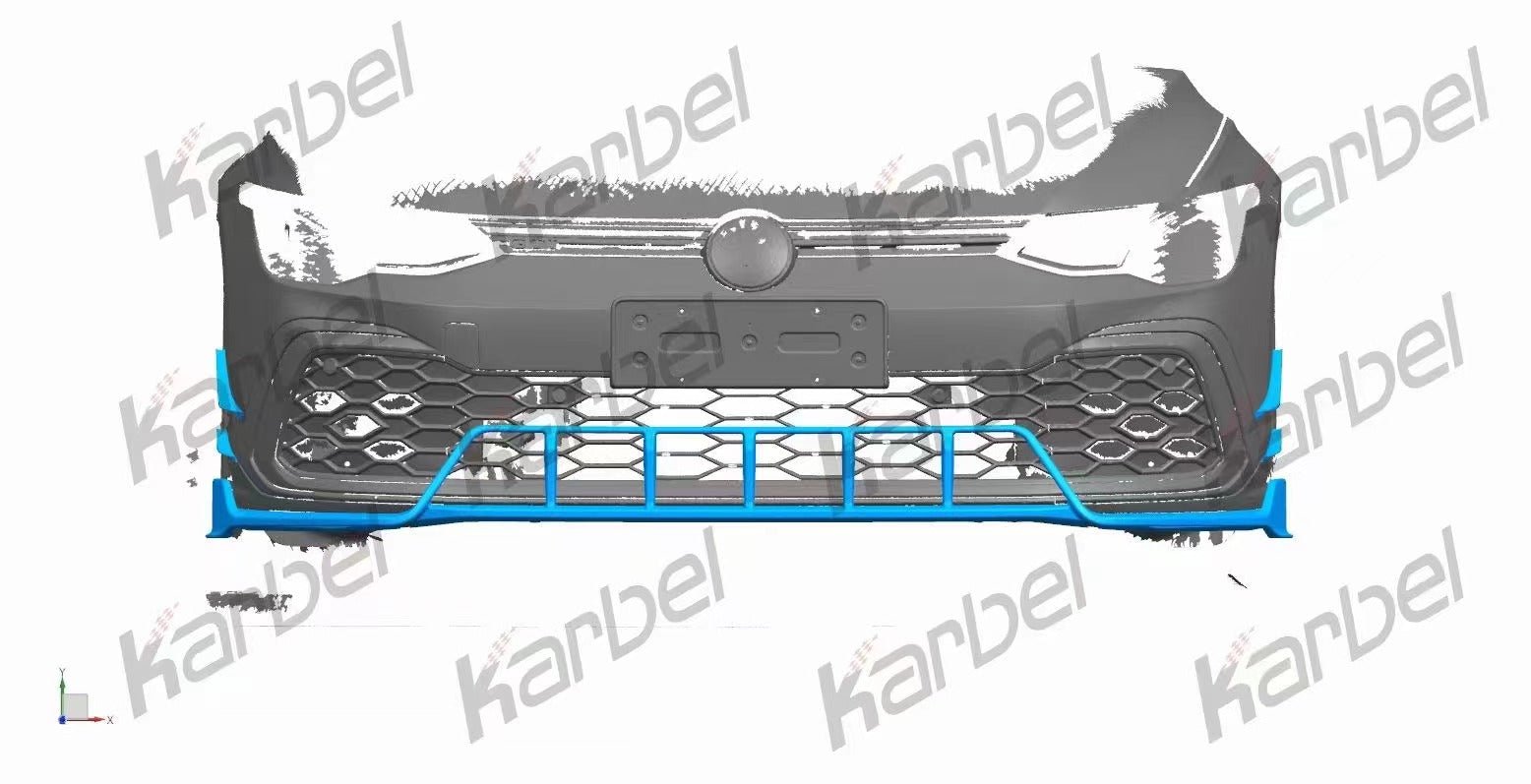 KARBEL - VOLKSWAGEN GTI MK8 DRY CARBON FIBRE FULL BODY KIT - Aero Carbon UK