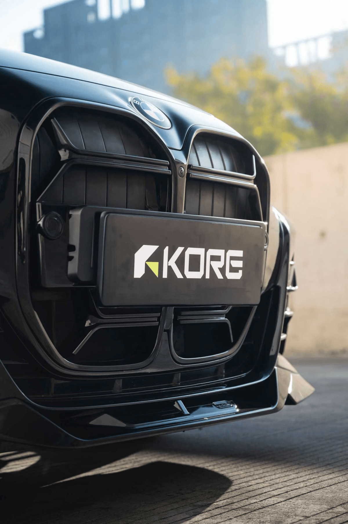 KORE - BMW 4 SERIES G22 GLOSS BLACK ABS FRONT LIP - Aero Carbon UK